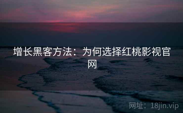 增长黑客方法：为何选择红桃影视官网