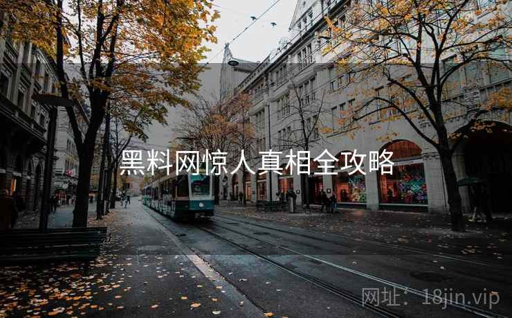 黑料网惊人真相全攻略