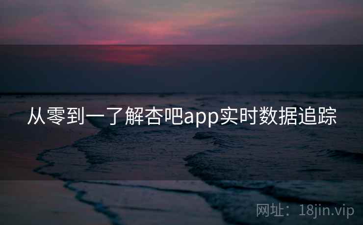 从零到一了解杏吧app实时数据追踪